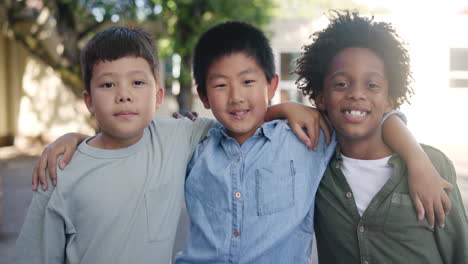 diverse group of young friends