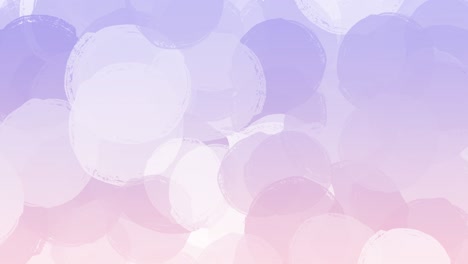 soft pink circles abstract background, stop motion animation