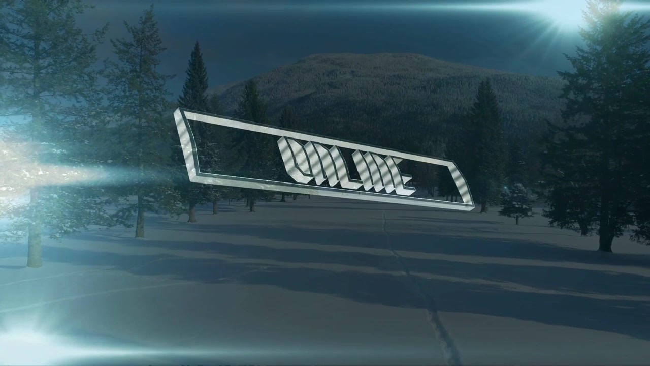 Solglimt gnistrer, flydende 3D ONLINE-badge roterer, bogstaver stiger, omridses, viser teknologi