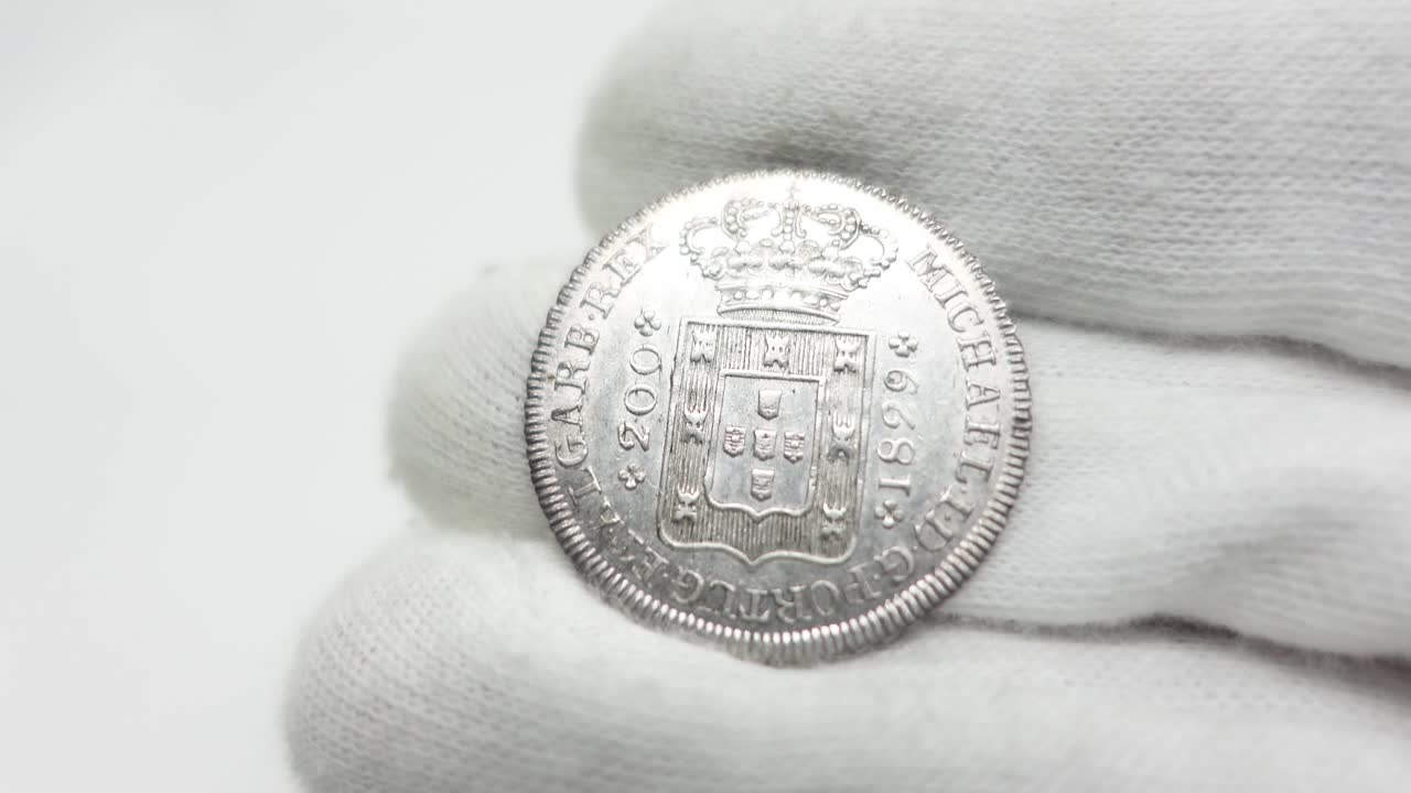 monedas antiguas. moneda de plata portuguesa 09