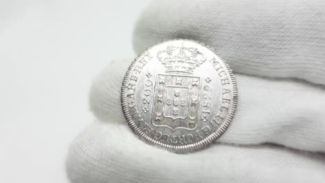 moedas antigas. moeda de prata portuguesa 09