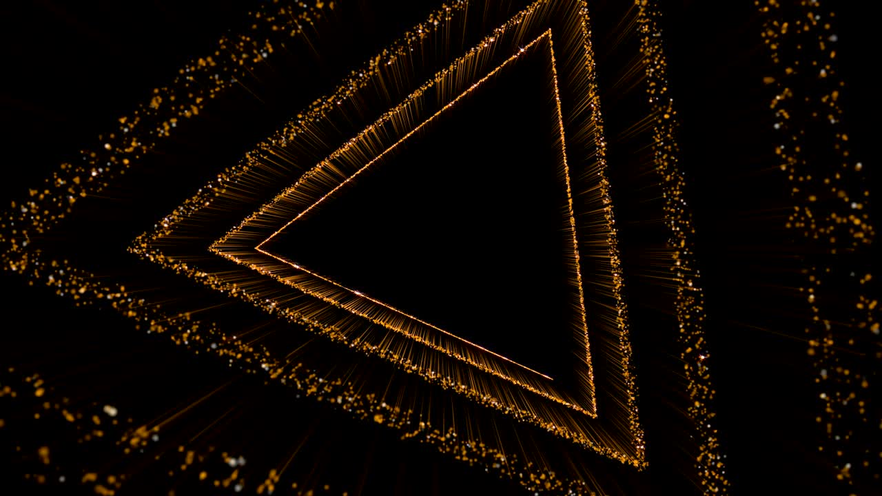 삼각형 입자 배경 루프