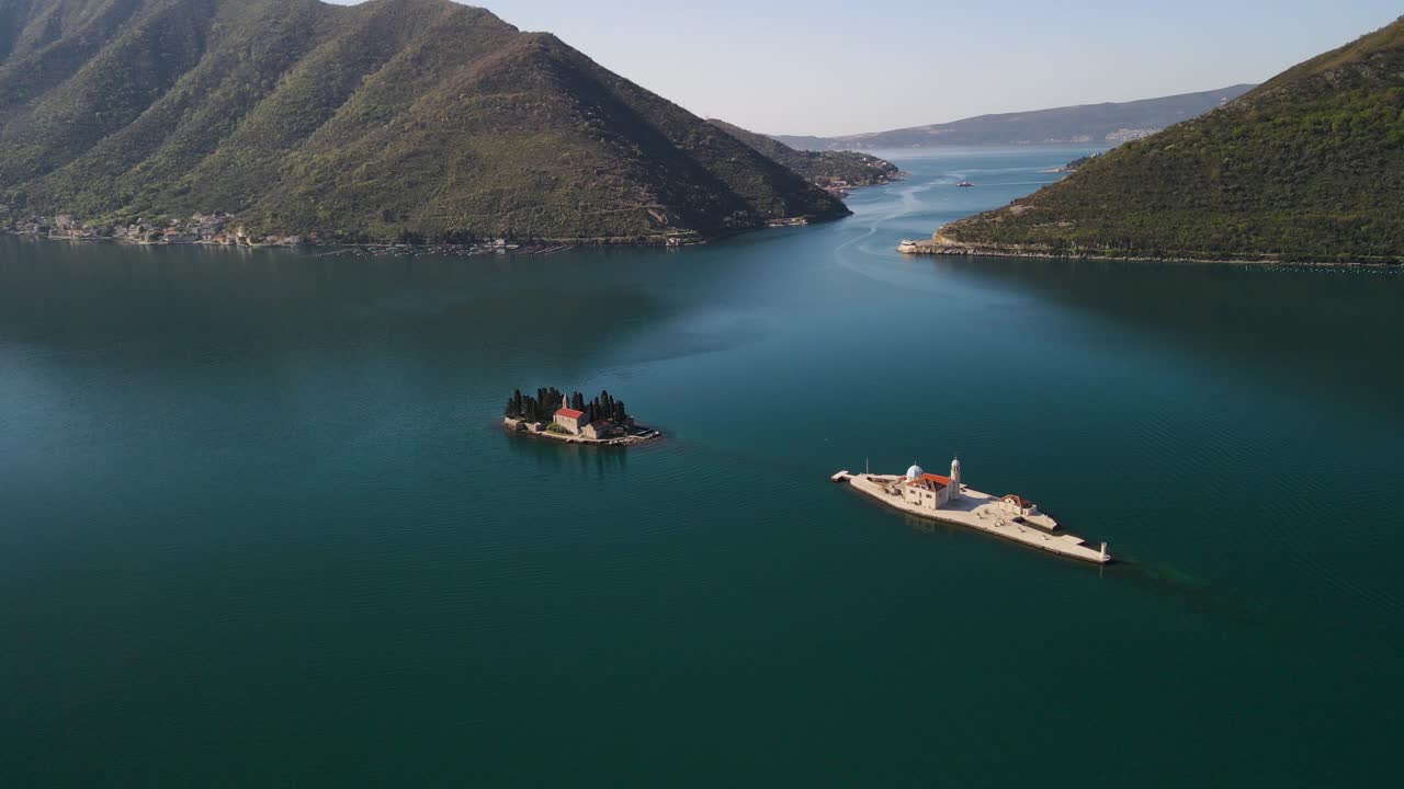 세인트 섬 근처의 조감도