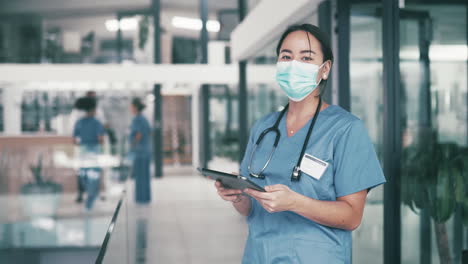 a medical practitioner  wearing a mask