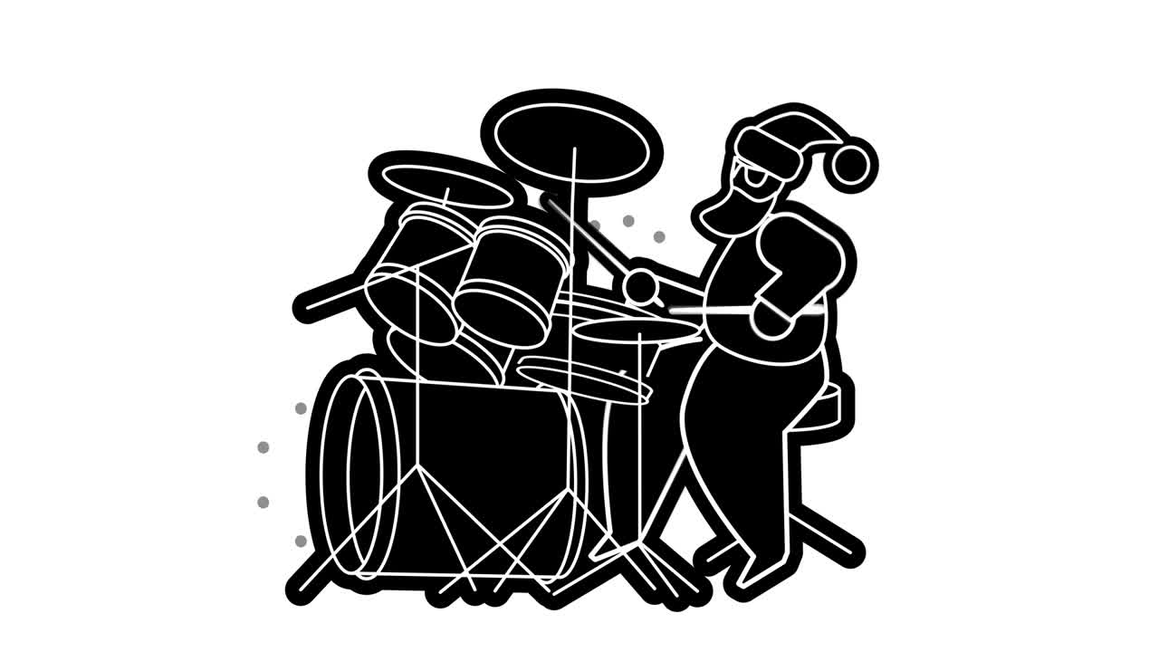 el baterista de santa claus