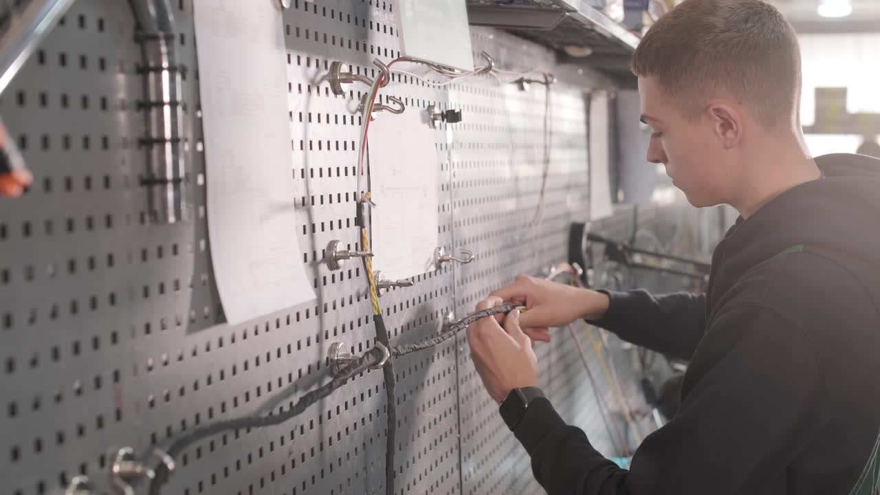 proceso de fabricación de arneses de cableado para vehículos, industria del automóvil