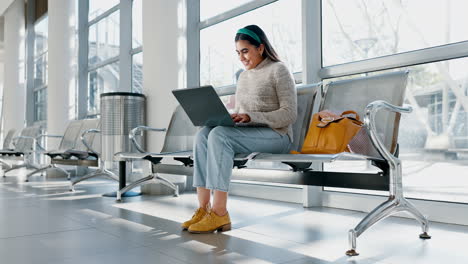 campus, college and student with laptop typing