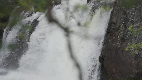 A-waterfall-in-the-summer-forest