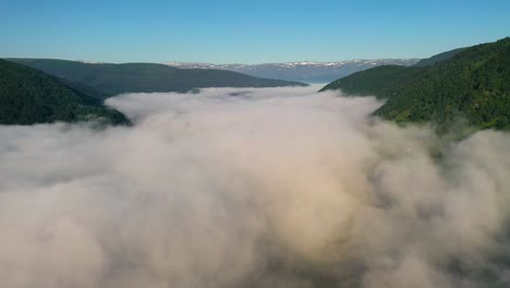 Aerial-footage-Beautiful-Nature-Norway-over-the-clouds.