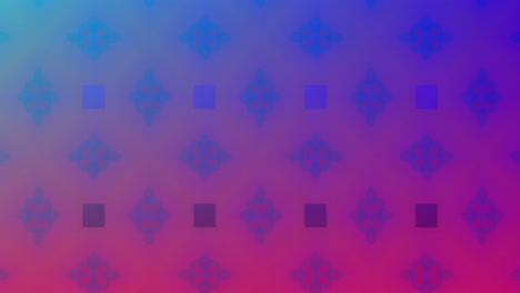 kaleidoscope abstract pink, blue and purple shapes
