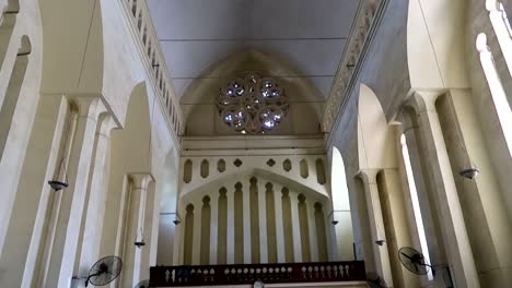 vista interior de la catedral anglicana de la iglesia de cristo en la ciudad de piedra, zanzíbar