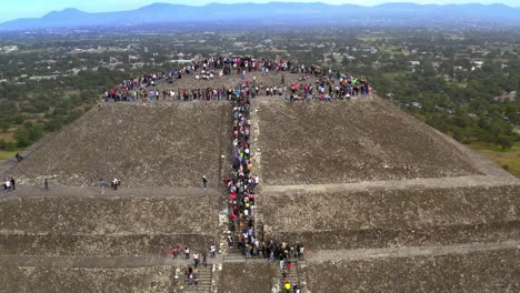 AERIAL:-Teotihuacan,-Mexico,-Pyramids