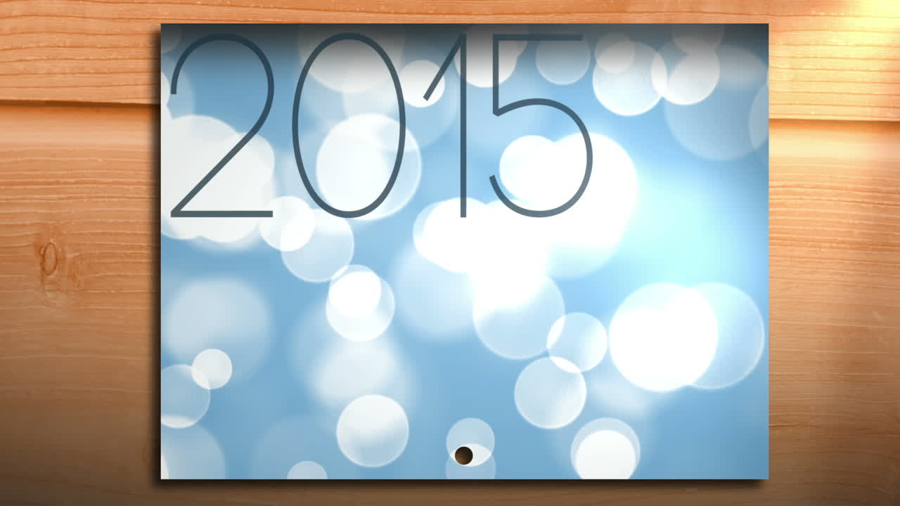 Calendar turning to april showing easter clip