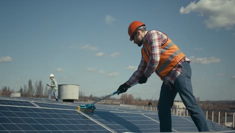solar panel maintenance