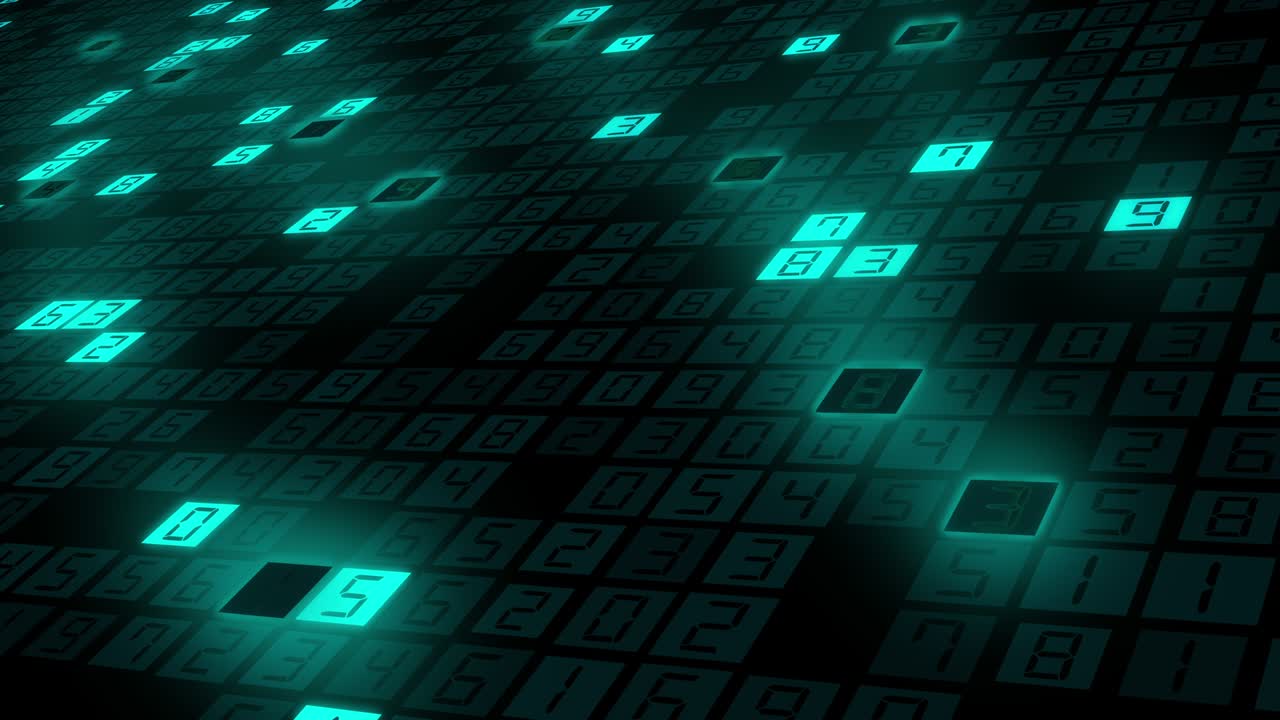 Abstract background with binary code