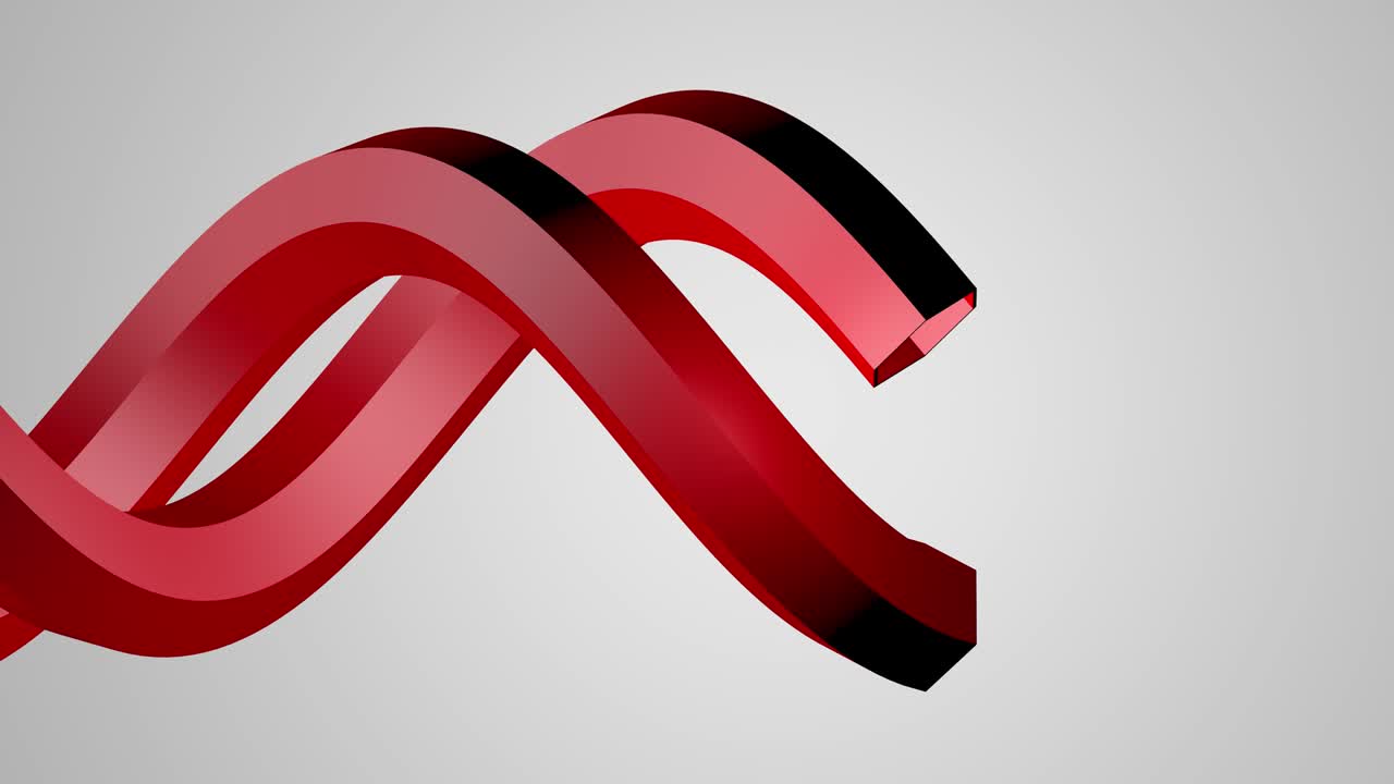 formas abstractas que se tuercen