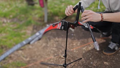 Archer-disassemble-compound-bow-Archer-disassemble-compound-bow