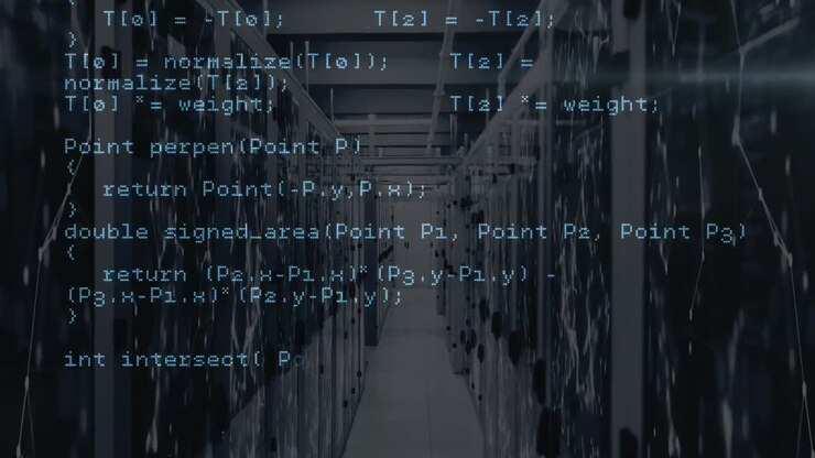 Animazione dell'elaborazione dei dati e connessioni su server