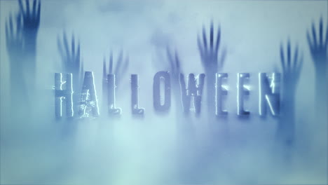 Halloween-Auf-Mystischem-Horrorhintergrund-Mit-Den-Händen-Hinter-Dem-Glas