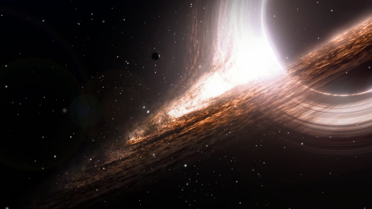 초거대 블랙홀의 클로즈업