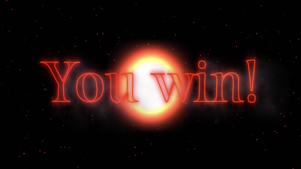 ⁇ 은 불꽃놀이의 폭발에 대해  ⁇ 은 빛나는 글자로 텍스트를 이기는 애니메이션