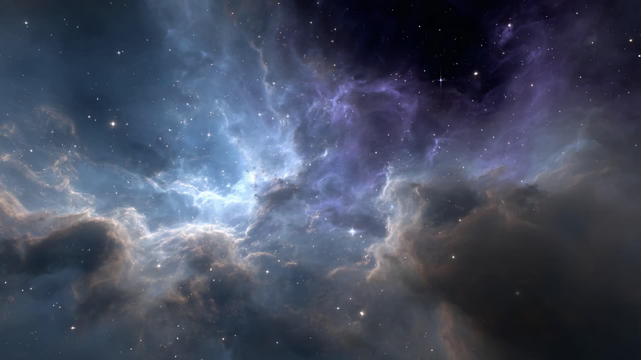 A Stunning Cosmic Display: Exploring the Ethereal Beauty of Nebulae and Stars in the Vastness of Outer Space, Capturing the Essence of the Universe's Mystical Wonders