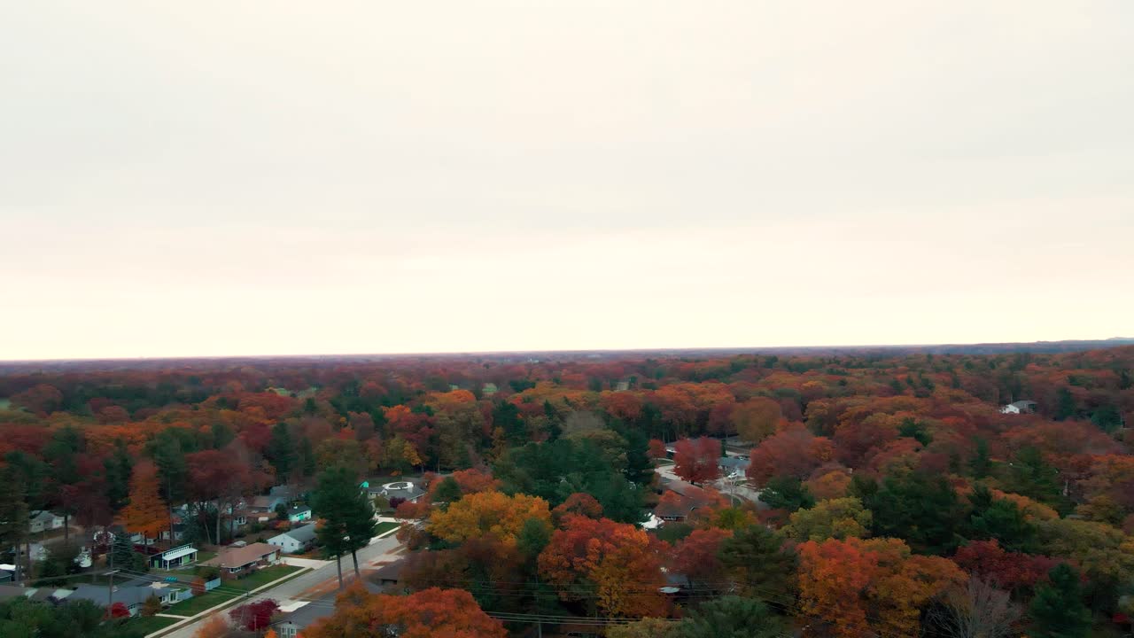 colores de otoño sobre beachwood en otoño de 2022