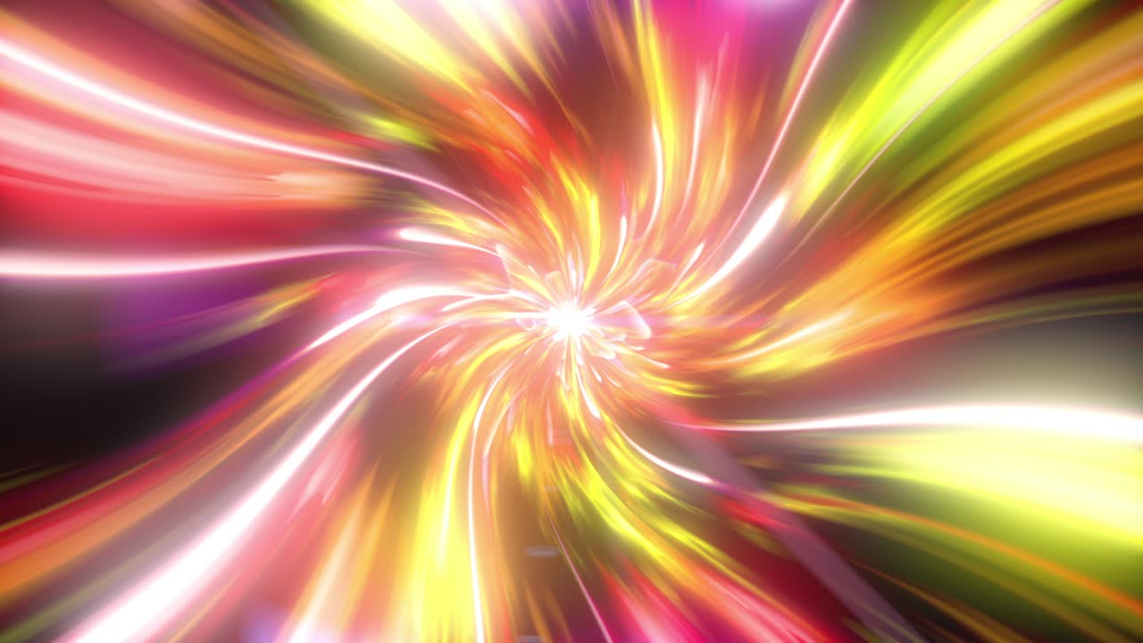colorful abstract swirl and spiral motion effect background animation