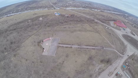 Flying-over-The-Height-of-Immortality-Memorial-Complex