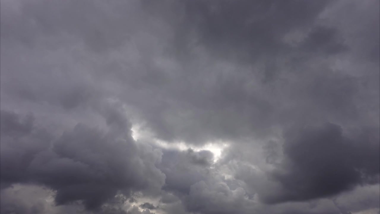 Skyer på himlen. Time-lapse-optagelse