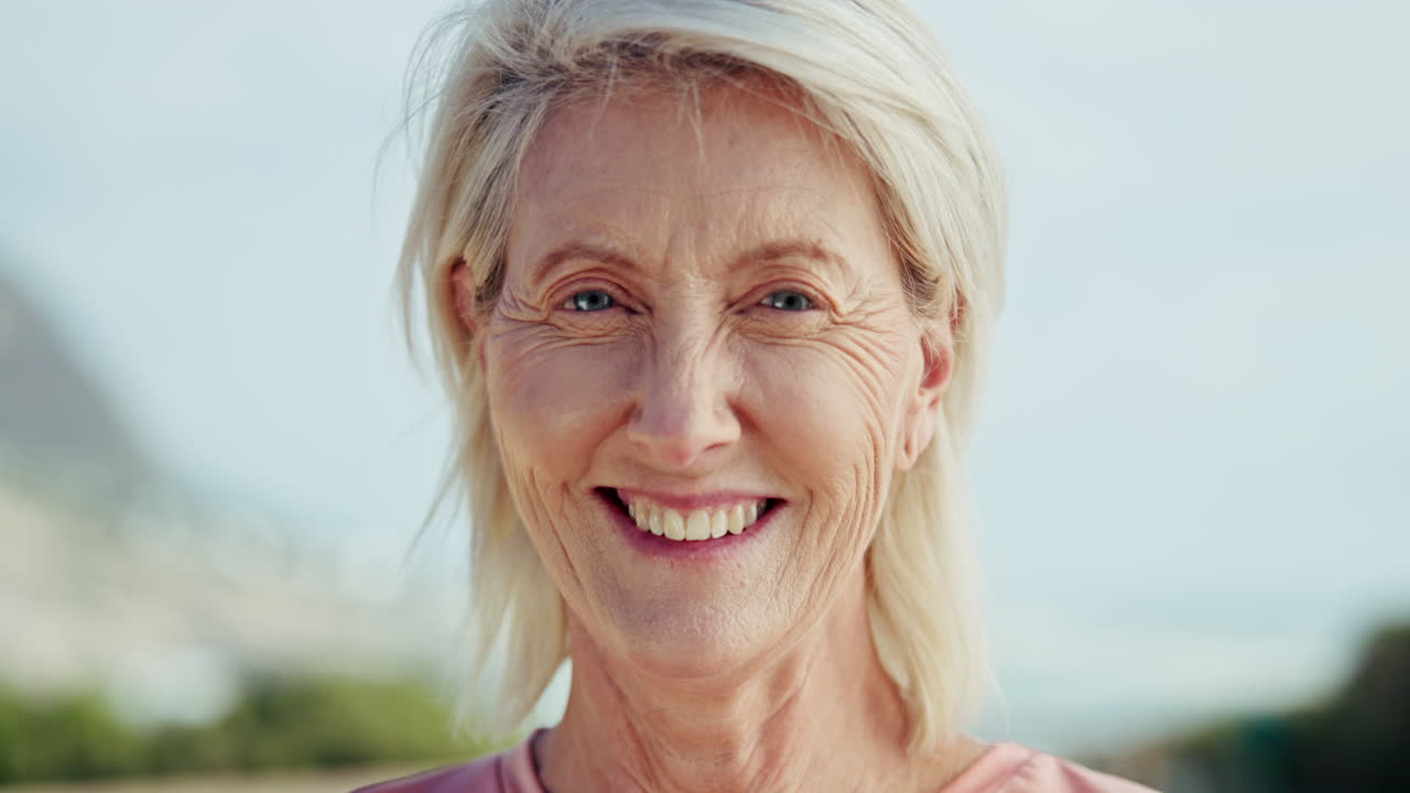 Portrait of a smiling older woman