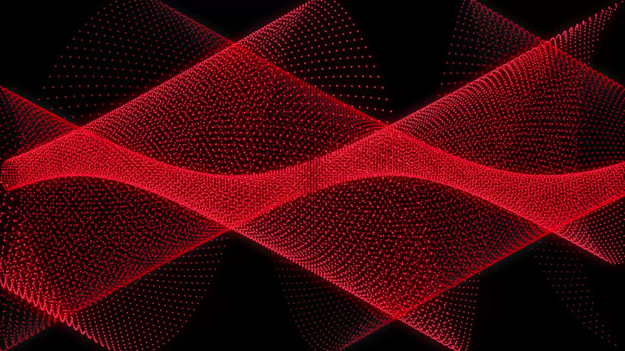 Rainbow Color Change Dot Shape Pattern Animation