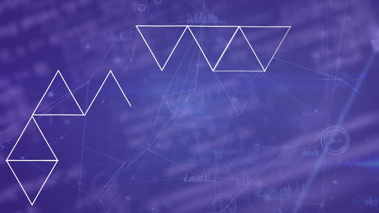 모양에 대한 연결 네트워크의 애니메이션