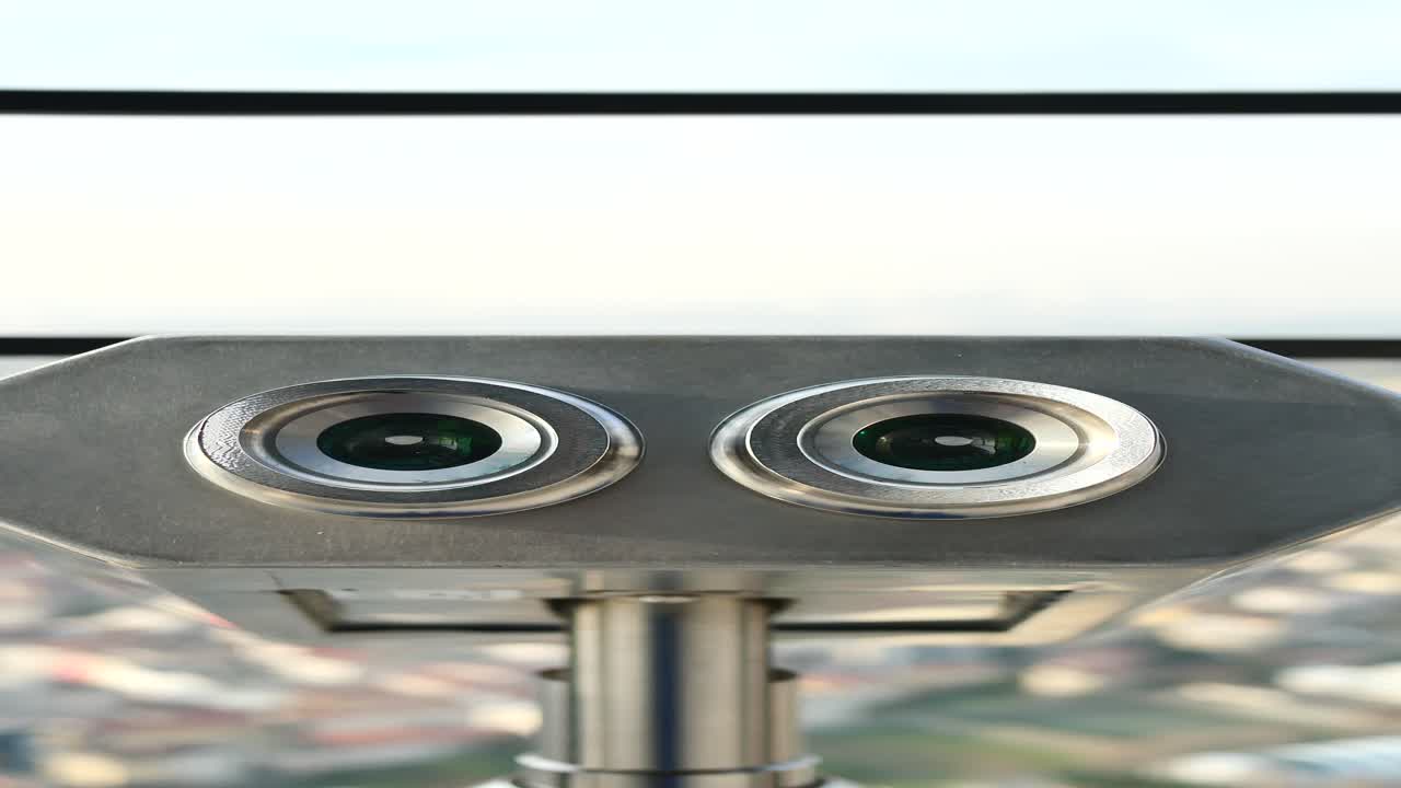 Binoculars on Observation Deck