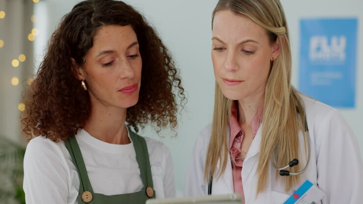 Medico, risultati del paziente e colloquio di supporto