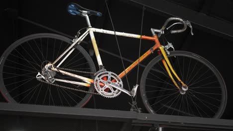 old ornamental bicycle in store