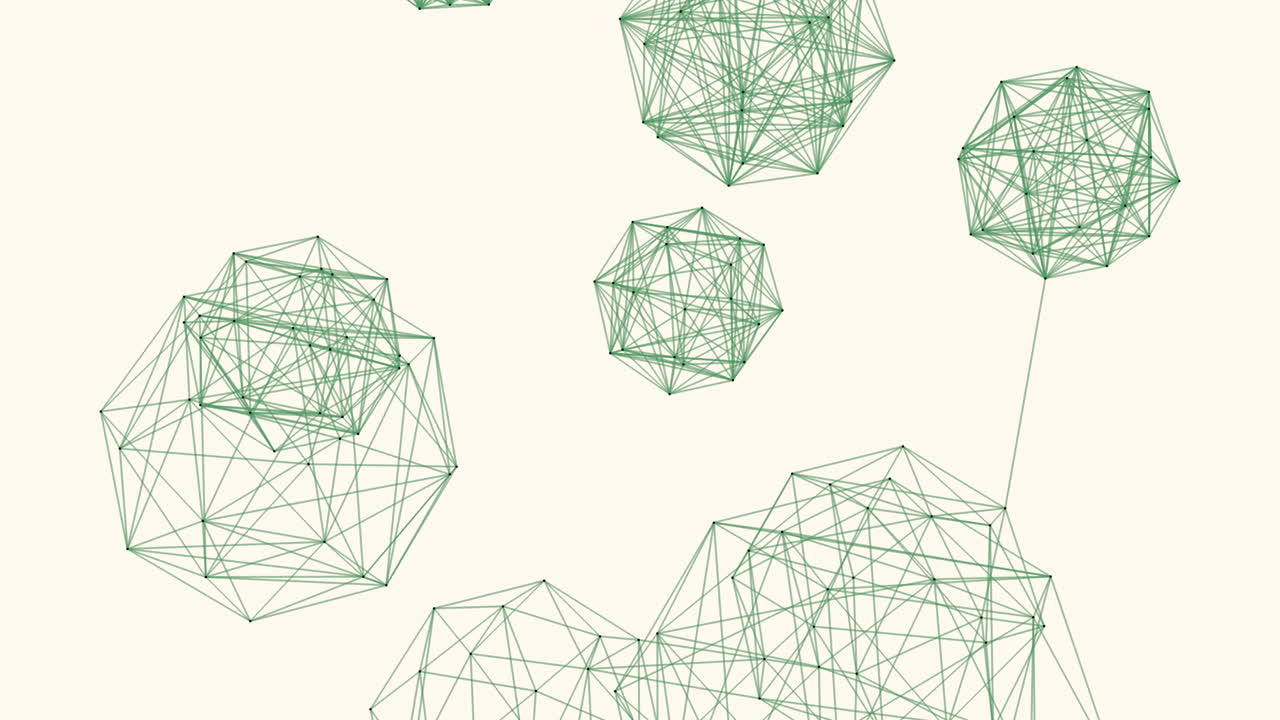estructura geométrica 3d intrincada con líneas y formas interconectadas