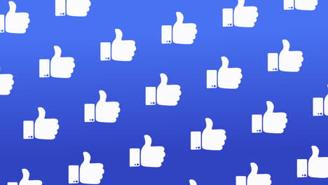 hand thumb up social media likes background spinning