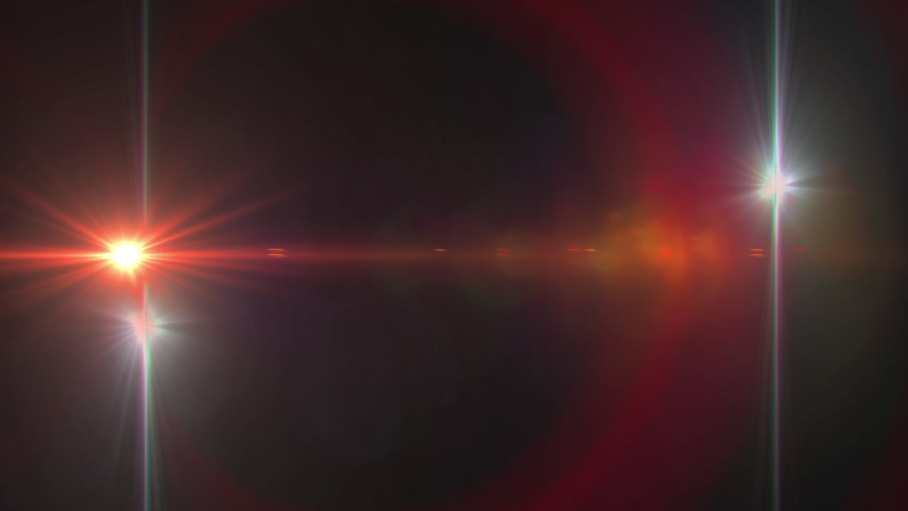 animación de puntos de luz sobre un fondo negro