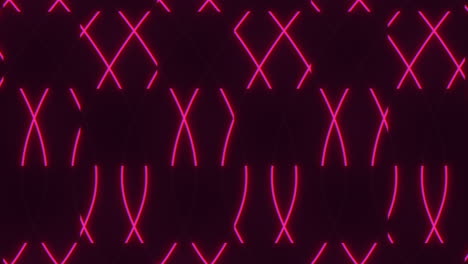 pulse trace neon red lines pattern on black gradient