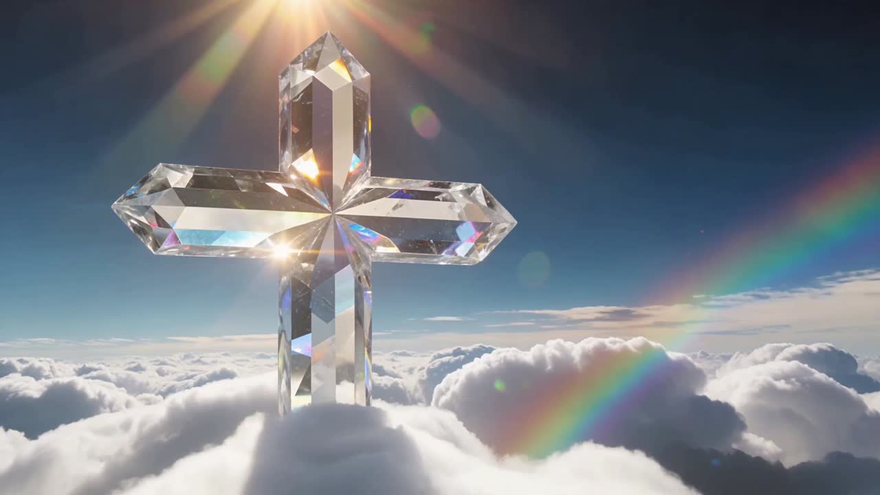 Christian Cross Worship Background