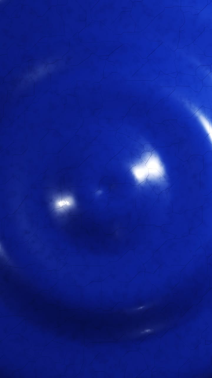 파란색 배경과 순환 파동. 수직 루프 비디오