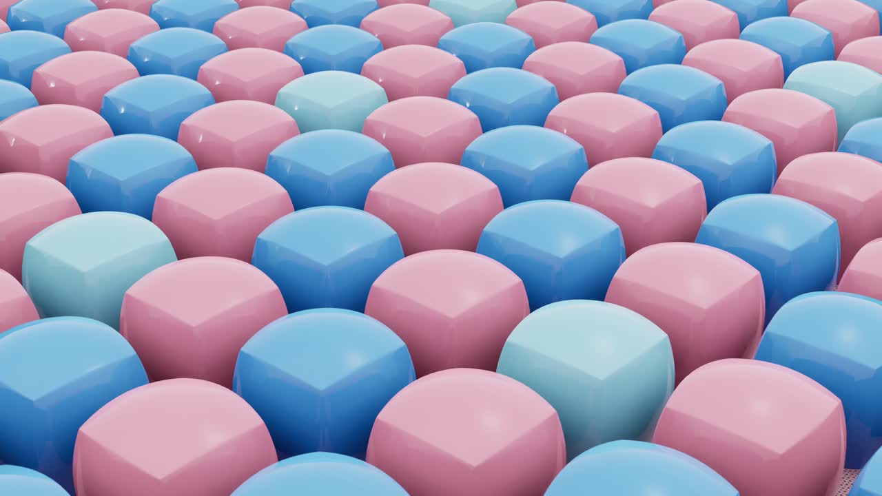 Rows Of Pastel Colored Smooth Ovals On Textured Surface