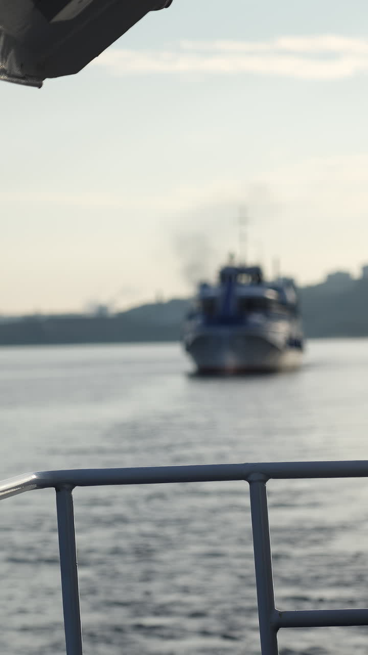 View of a boat from another boat
