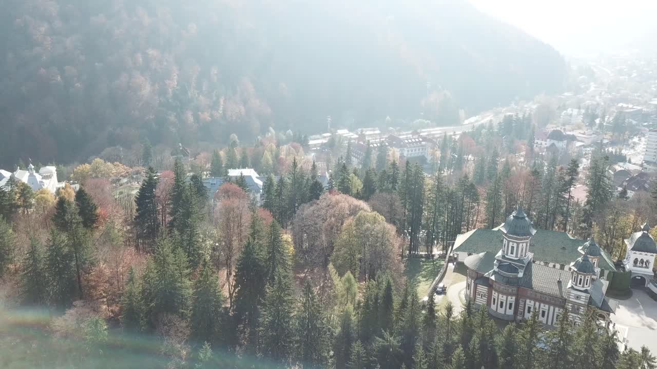 Vista aerea con drone.