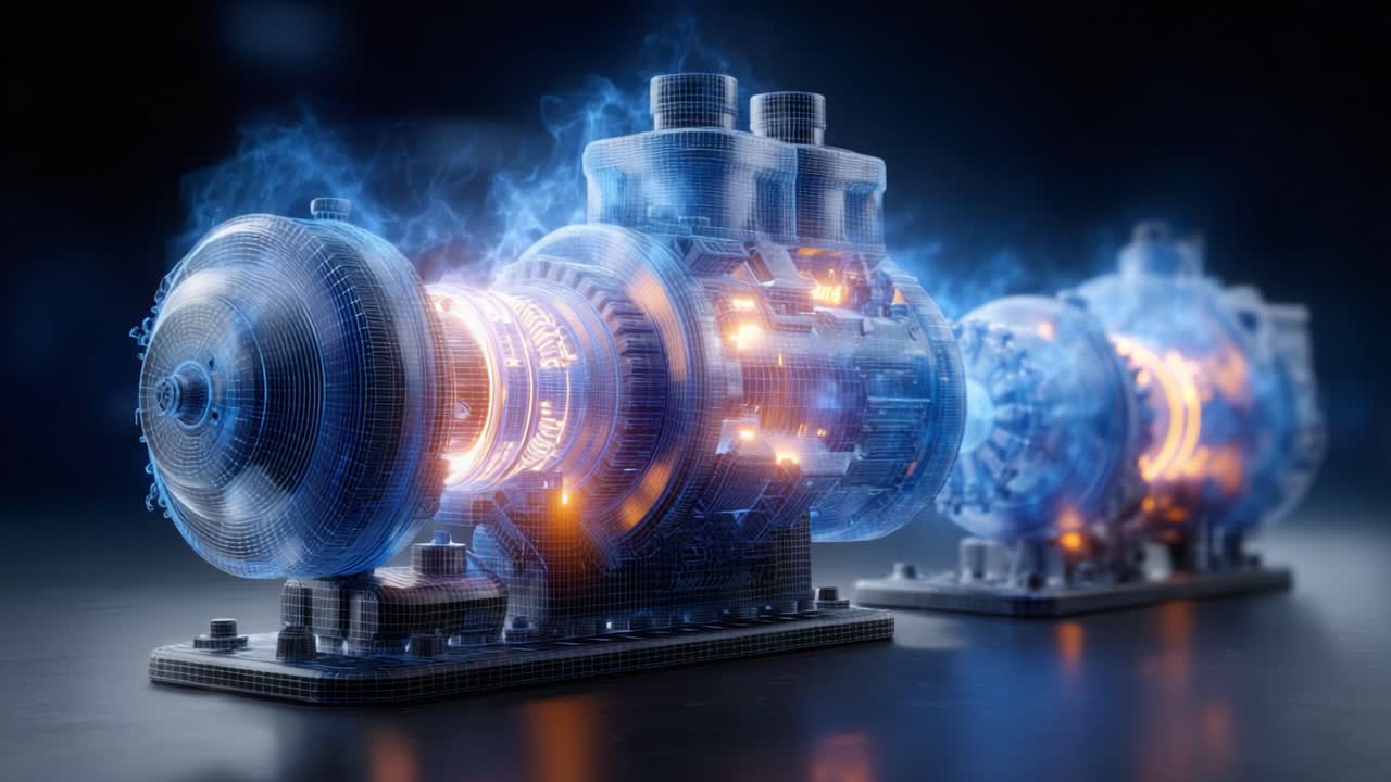 High-Tech Turbochargers: A Glimpse into the Futuristic Design and Engineering of Cutting-Edge Turbocharging Systems with Stunning Visual Effects