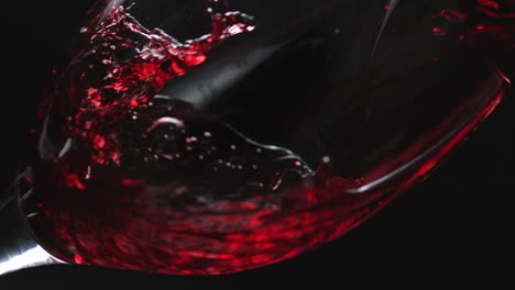 red wine slow motion pour into glass at 2000fps