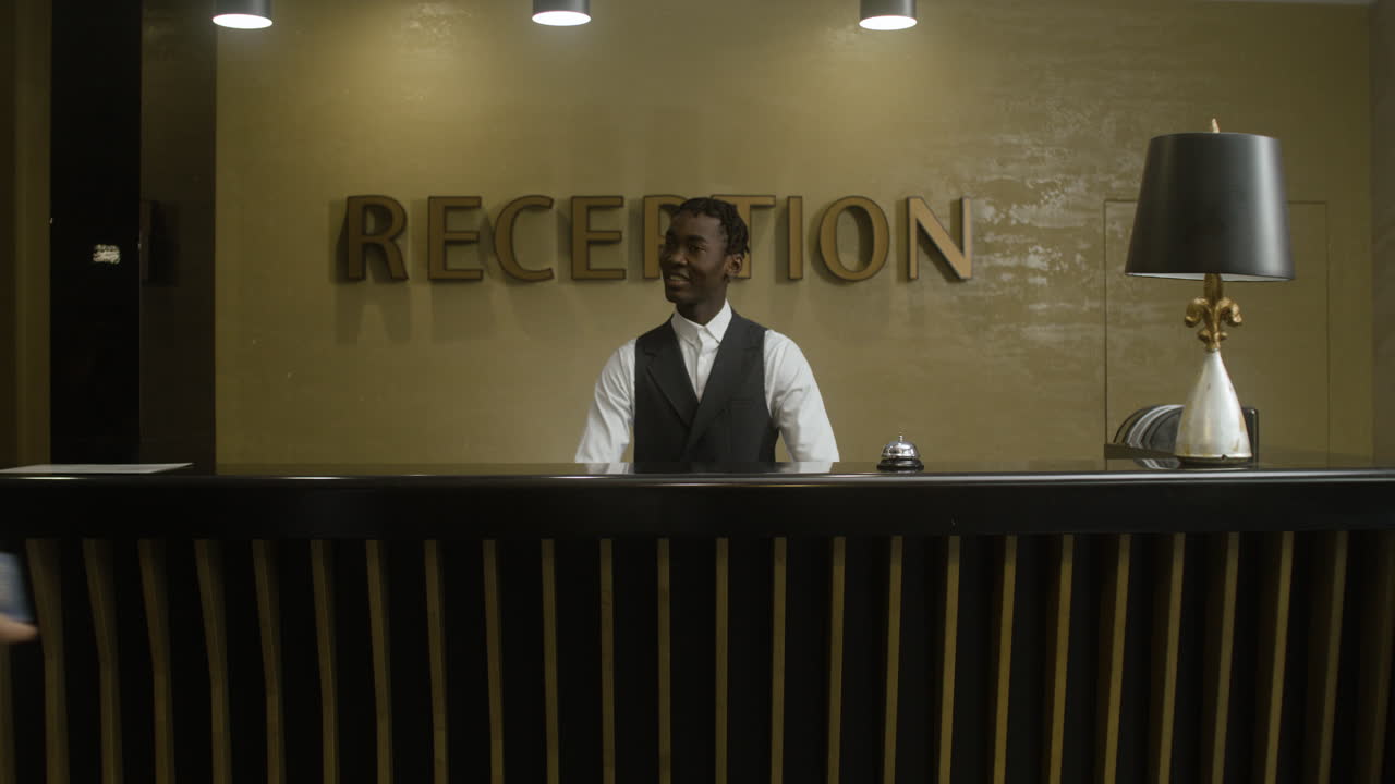 African american man at work