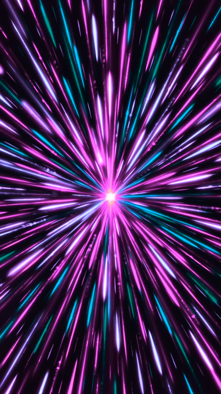 Abstract Hyper-Speed Starburst