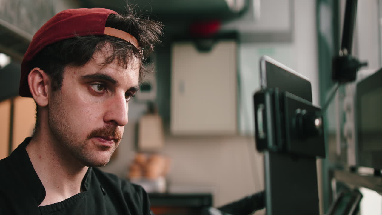 Chef working in the kitchen